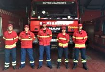 Equipa de 5 bombeiros do Entroncamento estão de prevenção para combate a incêndios rurais
