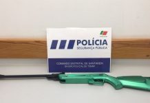 TOMAR | PSP deteve jovem de 18 anos na posse de arma de ar comprimido