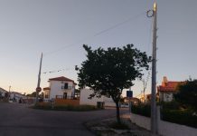 Fibra ótica na rua Ramalho Ortigão