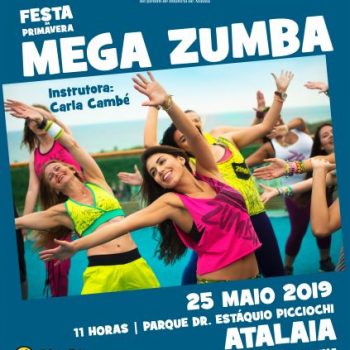 cartaz mega zumba