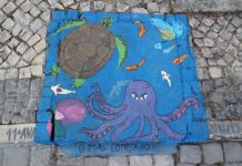 TORRES NOVAS | Escolas pintam sarjetas para mostrar que «O mar começa aqui»