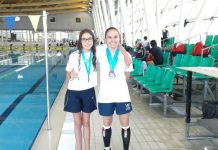 Carolina Carpinteiro e Beatriz Rondão no pódio