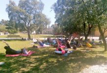 ENTRONCAMENTO | Julho teve Yoga ao pé das piscinas e em agosto será na Zona Verde