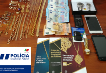 ENTRONCAMENTO | PSP recupera artigos de ouro furtados