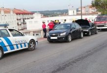 ENTRONCAMENTO | Colisão de duas viaturas no Viaduto Eugénio Dias Poitout