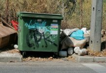 ENTRONCAMENTO | Lixo à beira da estrada numa das entradas da cidade