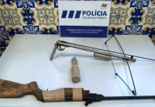 Entroncamento | Apreendidas armas e granada iluminante