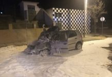 Entroncamento | Veículo arde na rua dos Ferroviários