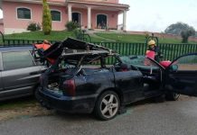 Entroncamento | Despiste de veículo ligeiro na rua Foros da Lameira provoca ferido