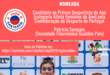 Patrícia Sampaio candidata a Desportista do Ano