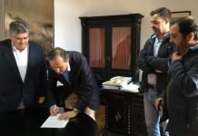 Torres Novas | Assinado o auto de consignação para a empreitada «Reabilitação do Prédio Alvarenga»