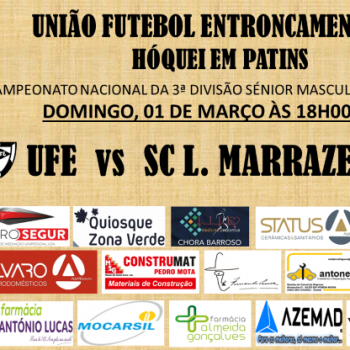 Cartaz de jogo dos SÉNIORES