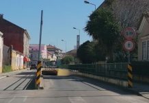 Entroncamento | Falta limitador de altura no túnel norte/sul sob a via férrea