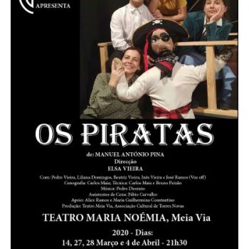 Cartaz Os Piratas maquete