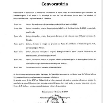 ConvocatóriaAvasocial