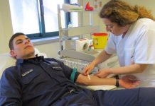 Alunos da Escola Prática de Polícia dão sangue no CHMT