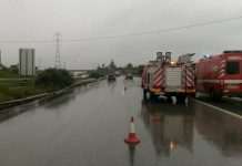 Entroncamento | Despiste de viatura ligeira na A 23 apenas com danos materiais