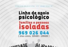 Município de Constância com serviço de apoio psicológico às famílias e pessoas isoladas