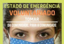 Voluntariado para a produção de máscaras de proteção em Tomar