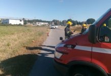 Entroncamento | Queda de cabo de média tensão provoca pequeno foco de incêndio