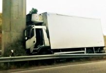 Entroncamento | Pesado de Mercadorias despista-se e embate em viaduto