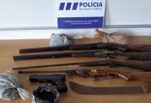 Abrantes | PSP apreende armas no âmbito de Inquérito de Violência Doméstica