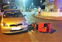 Entroncamento | Choque entre viatura ligeira e motociclo provoca um ferido