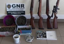Torres Novas | GNR apreende armas e droga em processo de violência doméstica