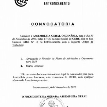 Convocatória CERE