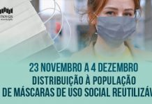 Torres Novas | Segunda fase de distribuição de máscaras a partir de 23 de novembro