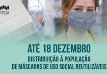 Torres Novas | Segunda fase de distribuição de máscaras prolongada até 18 de dezembro