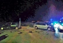 Acidente | Colisão de 2 veículos ligeiros no alto da Meia Via provoca ferido ligeiro