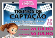 Entroncamento | Treinos de Captação para Futebol Feminino no CADE
