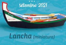 Lancha (miniatura) em destaque na Peça do mês no Museu em Constância