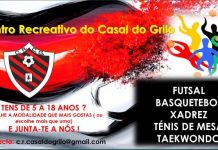 Centro Recreativo do Casal do Grilo | Abertas inscrições para várias modalidades