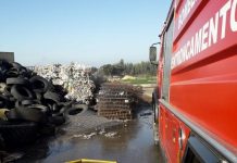 Bombeiros Voluntários do Entroncamento estiveram nos incêndios da Chamusca e Sardoal
