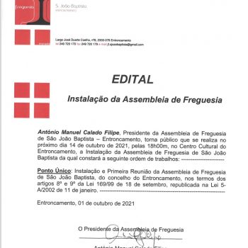 InstalaçãAssembleiaFreguesiaSJB