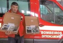 Entroncamento | Farmácia Almeida Gonçalves oferece aos Bombeiros dois monitores Portáteis