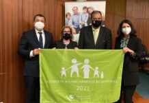 Entroncamento | Município recebe Bandeira Verde de “Autarquia + Familiarmente Responsável 2021