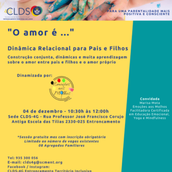 Cartaz Conversas entre Pais