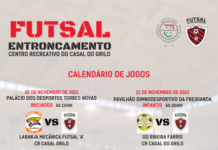 Calendário Futsal Entroncamento | Centro Recreativo do Casal do Grilo