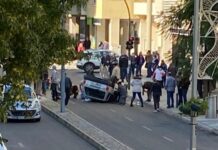 Entroncamento | Acidente na Avenida da Estação provoca 3 feridos, um grave