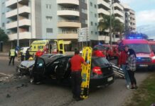 Entroncamento | Colisão entre dois ligeiros provoca três feridos leves