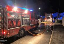 Entroncamento | Incêndio numa garagem só com danos materiais