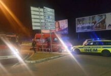Entroncamento | Motociclista despista-se na estrada da Golegã junto ao cruzamento com a avenida da Estação