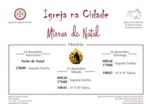 Entroncamento | As Igrejas da Cidade divulgam horário das Missas de Natal
