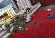 Entroncamento | Presépio da Igreja da Sagrada Família vandalizado após a missa (atualizado)