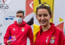 António Barata e Luísa Miranda (SLB) 2º e 3ºs Classificados Absolutos no Duatlo de Abrantes