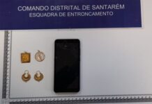 Entroncamento | PSP identifica suspeitas de 25 e 56 anos e apreende objetos furtados
