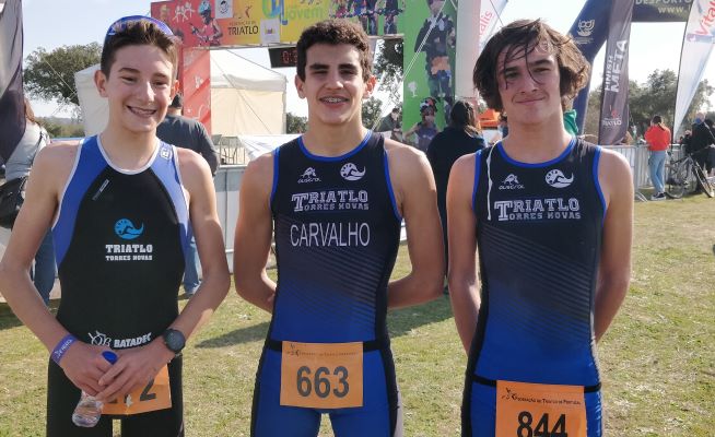 DINIS FERREIRA, FRANCISCO CARVALHO e MATEUS NASCIMENTO - Duatlo Jovem de Portalegre